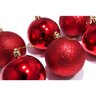 Kit 12 Bolas Vermelhas Enfeite Natalino Árvore Natal 50mm - 3