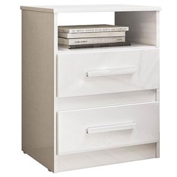 Mesa de Cabeceira Infantil Apolo Branco Flex - Moval - 1