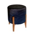 Ver imagem 1 de Puff Redondo Luxo Várias Cores Pés Cor Mel - 0131