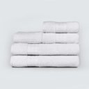 Ver imagem 2 de Jogo de Banho Toalha Class Banhão 5 pçs 100% Algodão Grossa Detalhe Decorativo: Branco