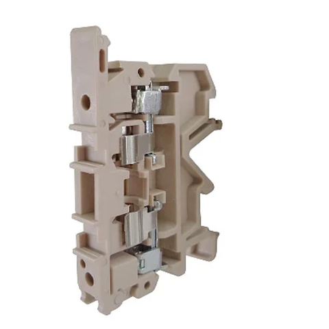 Kit 5 Borne Sak Porta Fusivel 2,50-4,00mm Bege