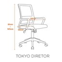 Ver imagem 6 de Cadeira Tokyo Diretor - Preto Fratini