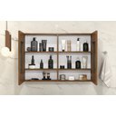 Ver imagem 6 de Gabinete Ripado 80 Cm C/ Cuba e Espelheira - Freijó (vai Montado)