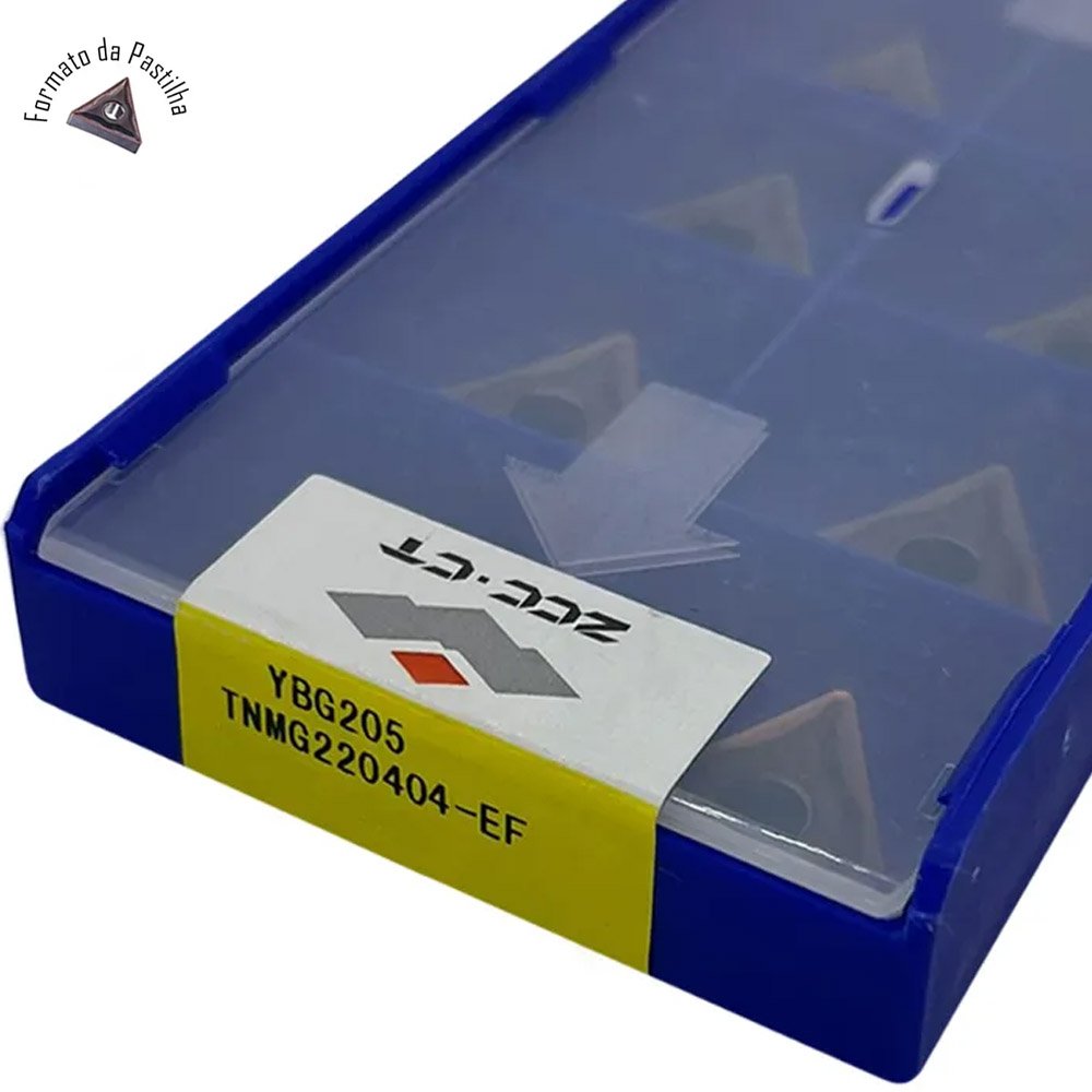 Inserto Pastilha - Tnmg 220404 Ef Ybg205 - Zcc - Cx 10 Peças