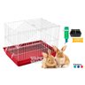 Gaiola Coelho Porquinho da Índia e Roedores Grande Completa Vermelha - 2