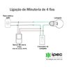 Sensor de Presença para Iluminação de Sobrepor 3 Ou 4 Fios - 2