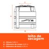 Kit Fossa Séptica Biodigestor 750l/dia e Leito de Secagem Acqualimp - 4