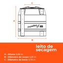 Ver imagem 4 de Kit Fossa Séptica Biodigestor 750l/dia e Leito de Secagem Acqualimp