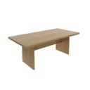 Ver imagem 2 de Mesa de Reunião para Escritório 200x100cm Me4119 Amêndoa
