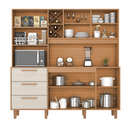 Ver imagem 4 de Kit de Armários para Cozinha MDP 6 Portas 3 Gavetas Yescasa Marrom/Cinamomo/Areia