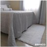 Tapete Peludo Passadeira para Cozinha Sala Quarto 1,50x0,60: Branco - 1