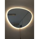 Ver imagem 1 de Espelho Orgânico Decorativo Iluminado com LED Quente 64x54cm
