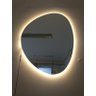 Espelho Orgânico Decorativo Iluminado com LED Quente 64x54cm - 3