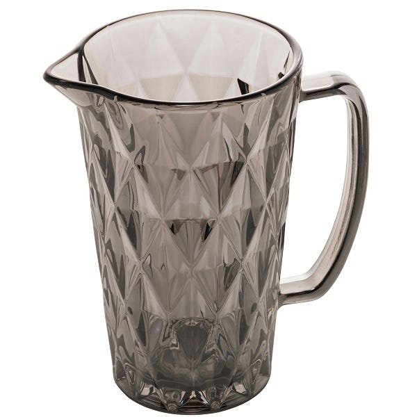 Jarra de Vidro Diamond Cinza Metalizado 1L LYOR 1427