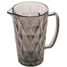 Jarra de Vidro Diamond Cinza Metalizado 1L LYOR 1427 - 1