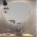 Ver imagem 6 de Espelho orgânico decorativo iluminado com led frio 64x54cm