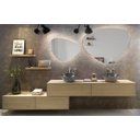 Ver imagem 4 de Espelho orgânico decorativo iluminado com led frio 64x54cm