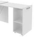 Ver mais imagens de Mesa Bancada Articulável 01 Prateleira Me4170 Tecno Mobili - Branco