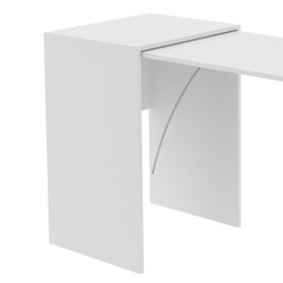Mesa Bancada Articulável 01 Prateleira Me4170 Tecno Mobili - Branco - 7