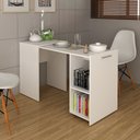 Ver imagem 3 de Mesa Bancada Articulável 01 Prateleira Me4170 Tecno Mobili - Branco