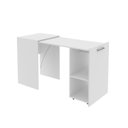 Ver imagem 6 de Mesa Bancada Articulável 01 Prateleira Me4170 Tecno Mobili - Branco