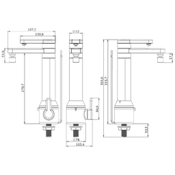 Purificador Puravitta Com Torneira Mesa Bica Movel Hydra Preto - 4