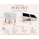 Ver imagem 3 de Puff Rampa Pet para Cães e Gatos Bouclé