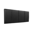 Ver imagem 1 de Cabeceira Módulos Almofadada para Cama Luxo Clean Corino Rbl:casal Painel/preto