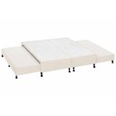 Ver imagem 1 de Cama Box c/2 Auxiliares King Poli Clean Castor 193x203x27