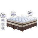Ver imagem 2 de Cama Box Super King CAMA INBOX de Molas Ensacadas Cama In Select Basic 193x203x65 Bege
