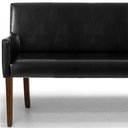 Ver imagem 4 de Namoradeira Decorativa Joy Base Fixa 02 Lugares 140cm Corano Black - Nexta Casa