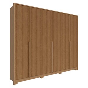 Guarda Roupa New Guarapari com 6 Portas e 6 Gavetas Móveis Rimo Carvalho/jequitibá