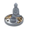 98633 | Jardim Zen Buda Cinza 14x16cm - 1