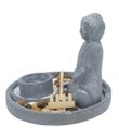 Ver imagem 5 de 98633 | Jardim Zen Buda Cinza 14x16cm