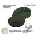Ver imagem 6 de Divã Recamier Orgânico França 200cm Lado Esquerdo Linho - Amarena Moveis Cor Verde