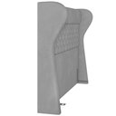 Ver mais imagens de Kit Cabeceira Cama Box Casal 140 Cm Madrid com Puff Recamier Santorini Veludo Cinza - Lyam Decor