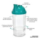Ver imagem 4 de Kit Dieta Saudável Fitness Marmita e Shakeira Resistente