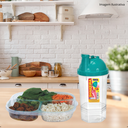 Ver imagem 6 de Kit Dieta Saudável Fitness Marmita e Shakeira Resistente