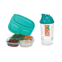 Ver imagem 1 de Kit Dieta Saudável Fitness Marmita e Shakeira Resistente