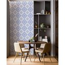 Ver imagem 5 de Papel de Parede Adesivo Arabesco Azul Minimalista 2,80m