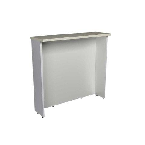 Bancada Ilha Cozinha Balcão Ph 3068 Ten 120cm Branco/Cinza Argila - Herval