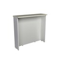 Ver imagem 1 de Bancada Ilha Cozinha Balcão Ph 3068 Ten 120cm Branco/Cinza Argila - Herval