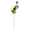 Rosa Creme Planta Artificial 75x14cm Haste Com 3 Flores - 1