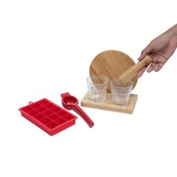 Kit espremedor de limão, forma e kit caipirinha 7 pçs Oikos - 6