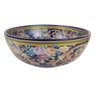Cuba De Apoio Banheiro Lavabo Azul Floral 16x41cm Decorada - 1