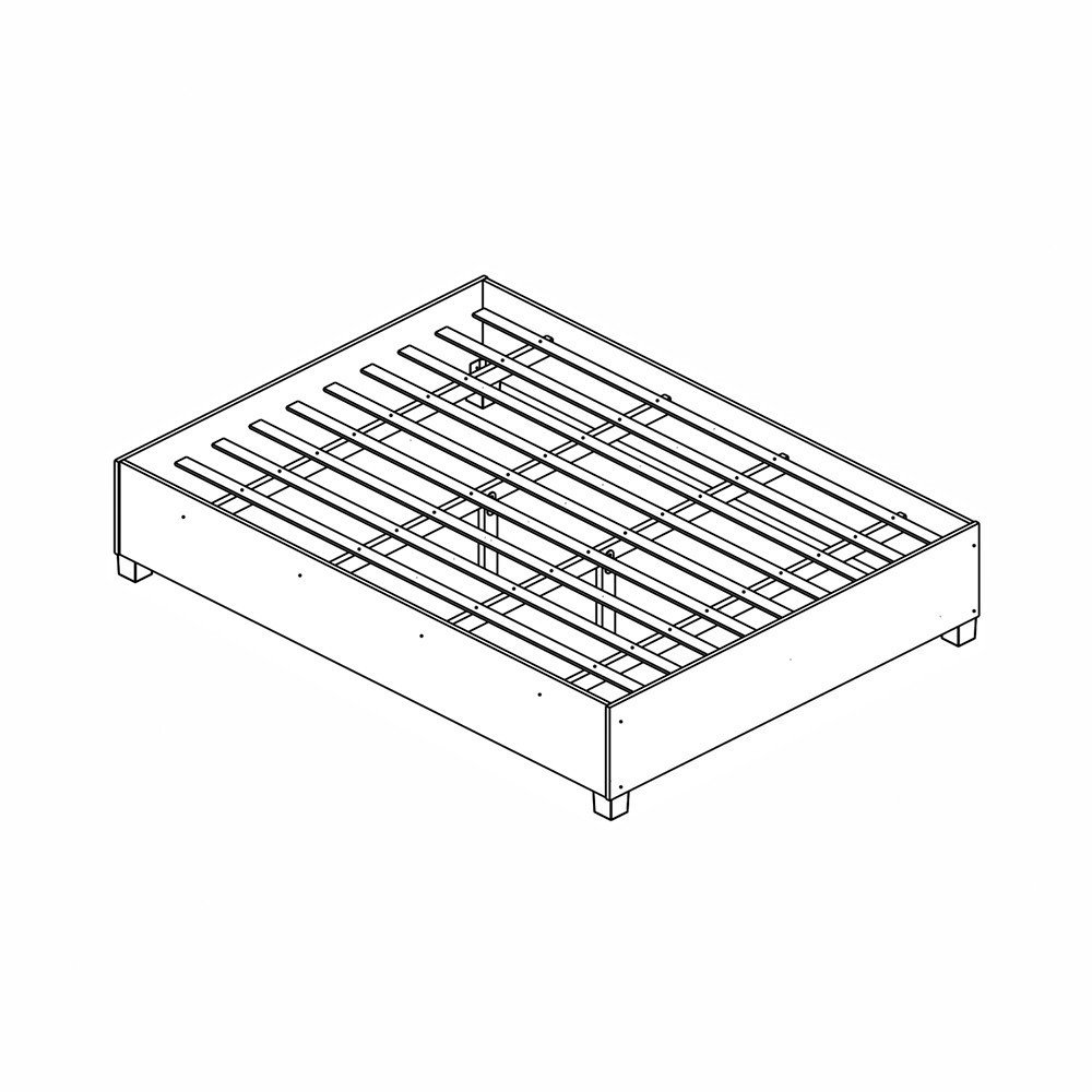 Guarda Roupa Modulado com Cama Paris 5 Portas com Espelho e 2 Gavetas - 4