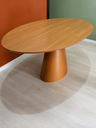 Ver imagem 6 de Mesa de Jantar Oval 180x100cm em Freijó Melamínico - Base Cone