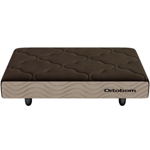 Mini Base para Pet em Poliéster Camurça Bege 13x100x80cm - 1050393821 - Ortobom Mini Base Pet Camurç