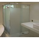 Ver imagem 3 de Vinil Adesivo Jateado Porta Blindex Banheiro Janela Box Vitrine Película Jateada Transparente 5mts x