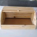 Ver imagem 5 de Porta Pão com tampa Retrátil 39x26x18cm (pinus)